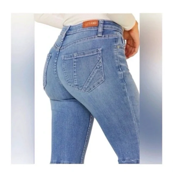 BOOT BARN Shyanne Hi Rise Ripped Flare Jeans - Picture 5 of 10